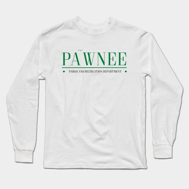 Pawnee Parks & Recreation Long Sleeve T-Shirt by VideoNasties